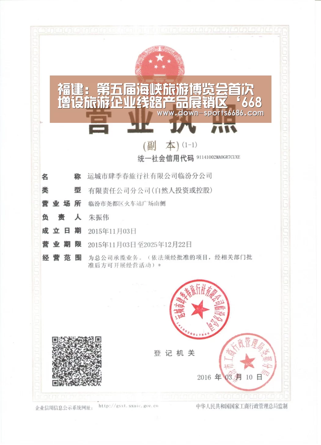 福建:第五届海峡旅游博览会首次增设旅游企业线路产品展销区‘6686体育’(图2) 6686体育